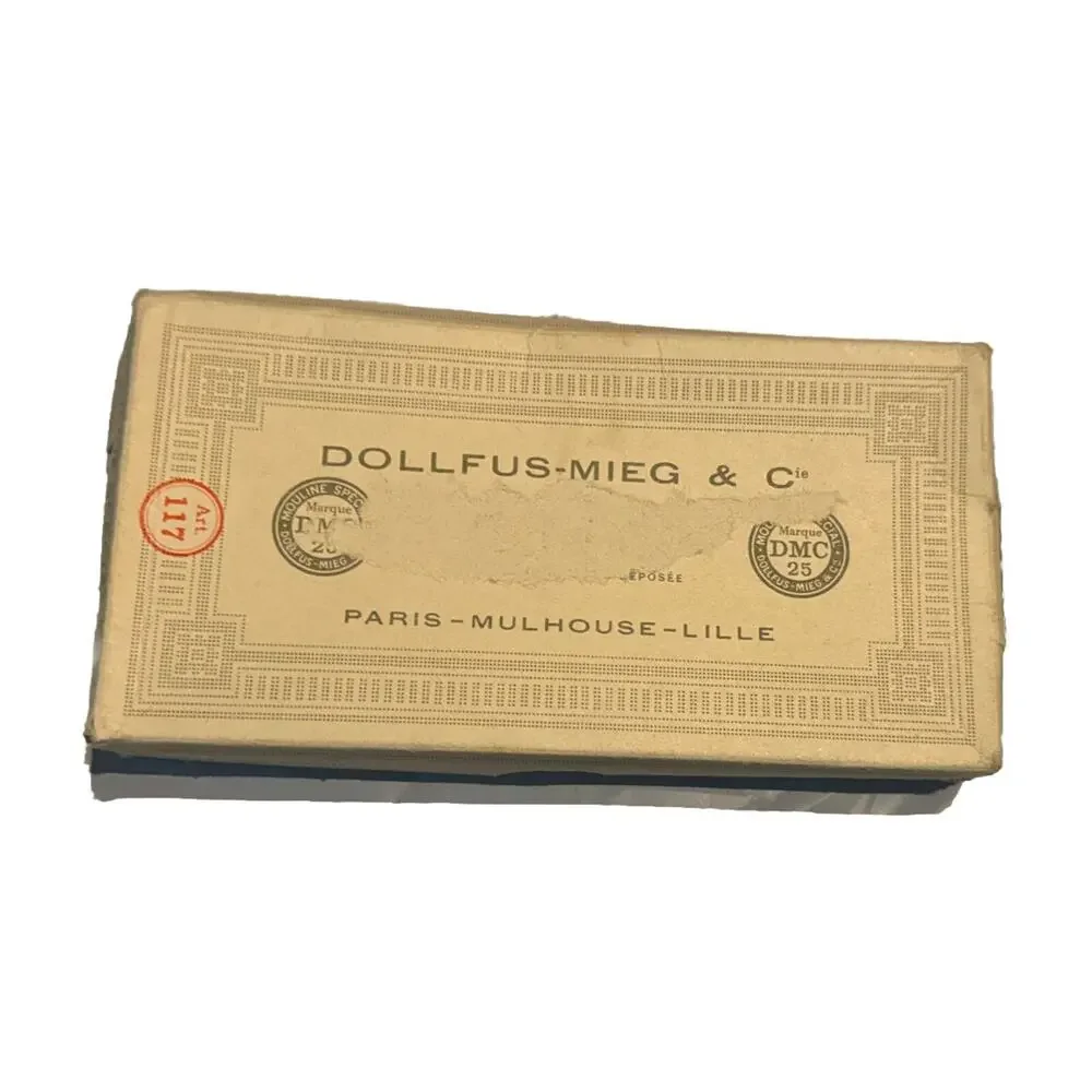 Embroidery Thread D.M.C Dollfus-Mieg & Cie‎ VTG No. 3346 Green (12) Org Box
